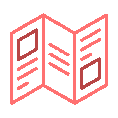 Brochure and Poster Design Icon